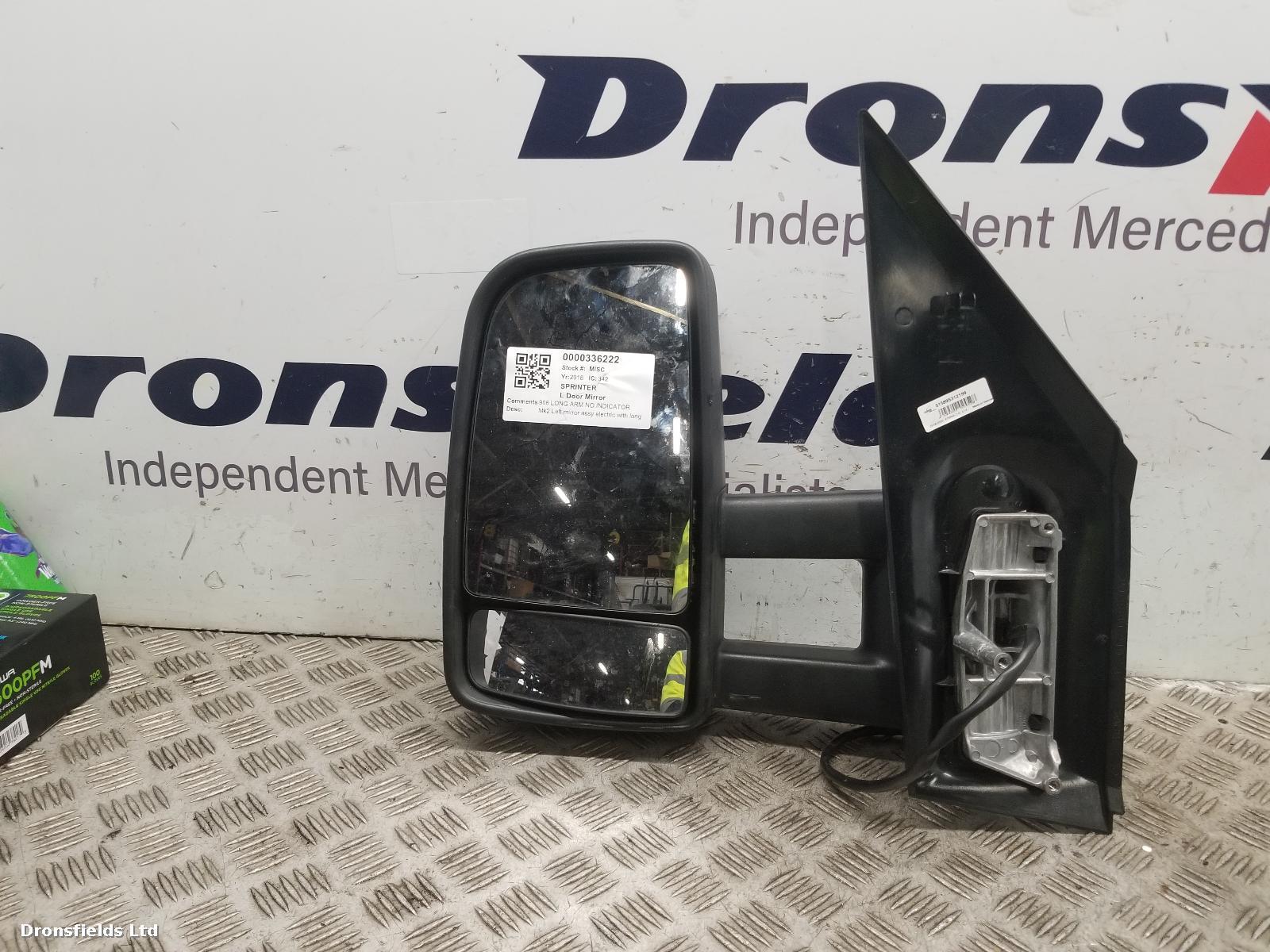 View Auto part L Door Mirror Mercedes Sprinter 2018