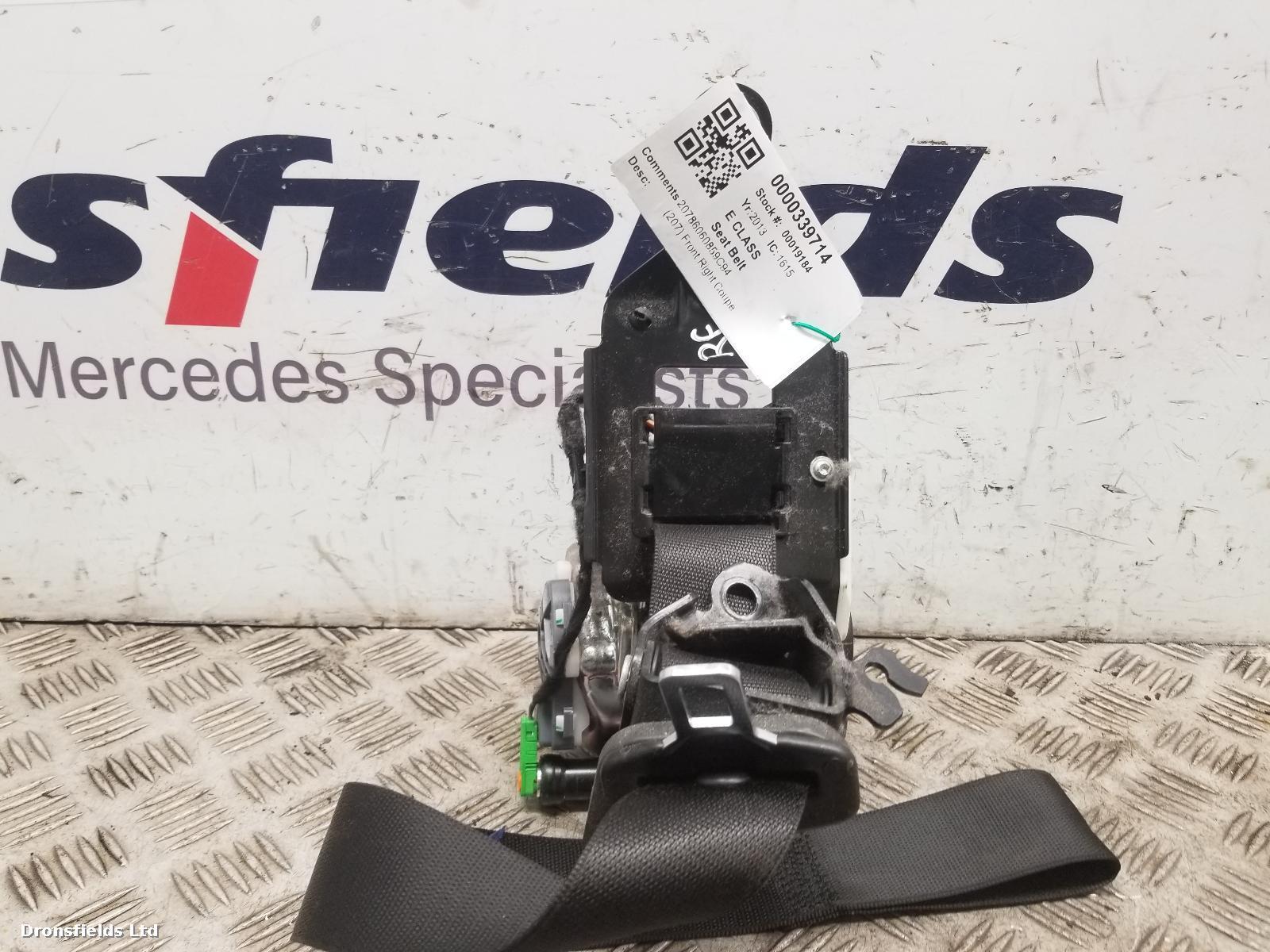 View Auto part Seat Belt Mercedes E Class 2013