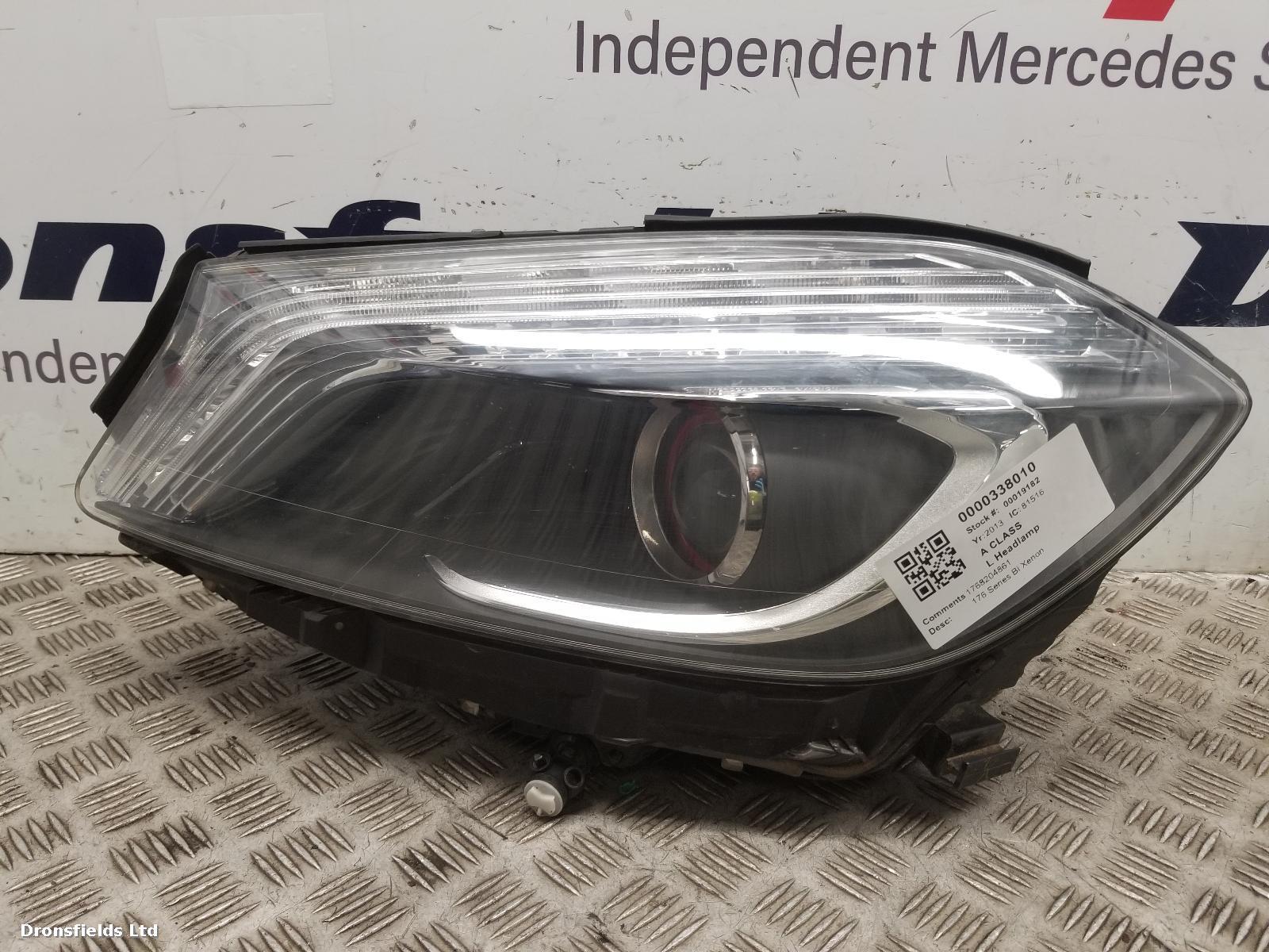 View Auto part L Headlamp Mercedes A Class 2013