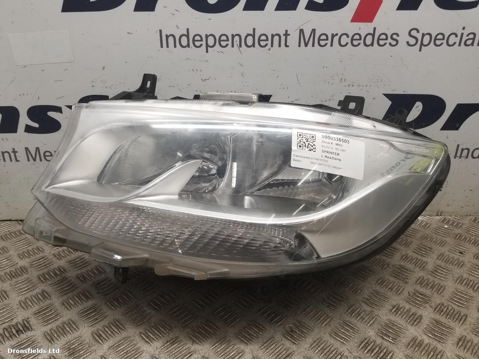 View Auto part L Headlamp Mercedes Sprinter 2019