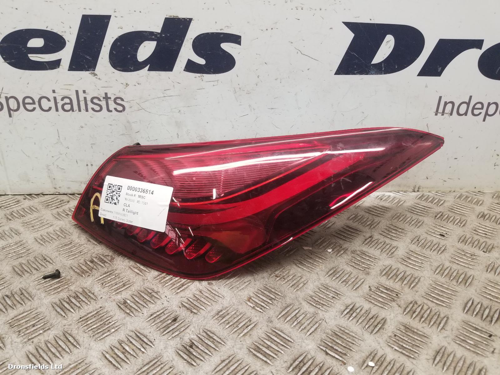 View Auto part R Taillight Mercedes Cla 2020