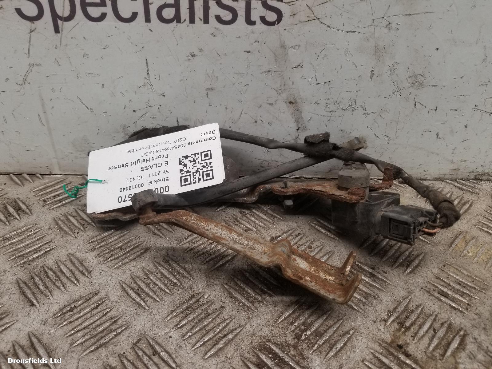 View Auto part Front Height Sensor Mercedes E Class 2011