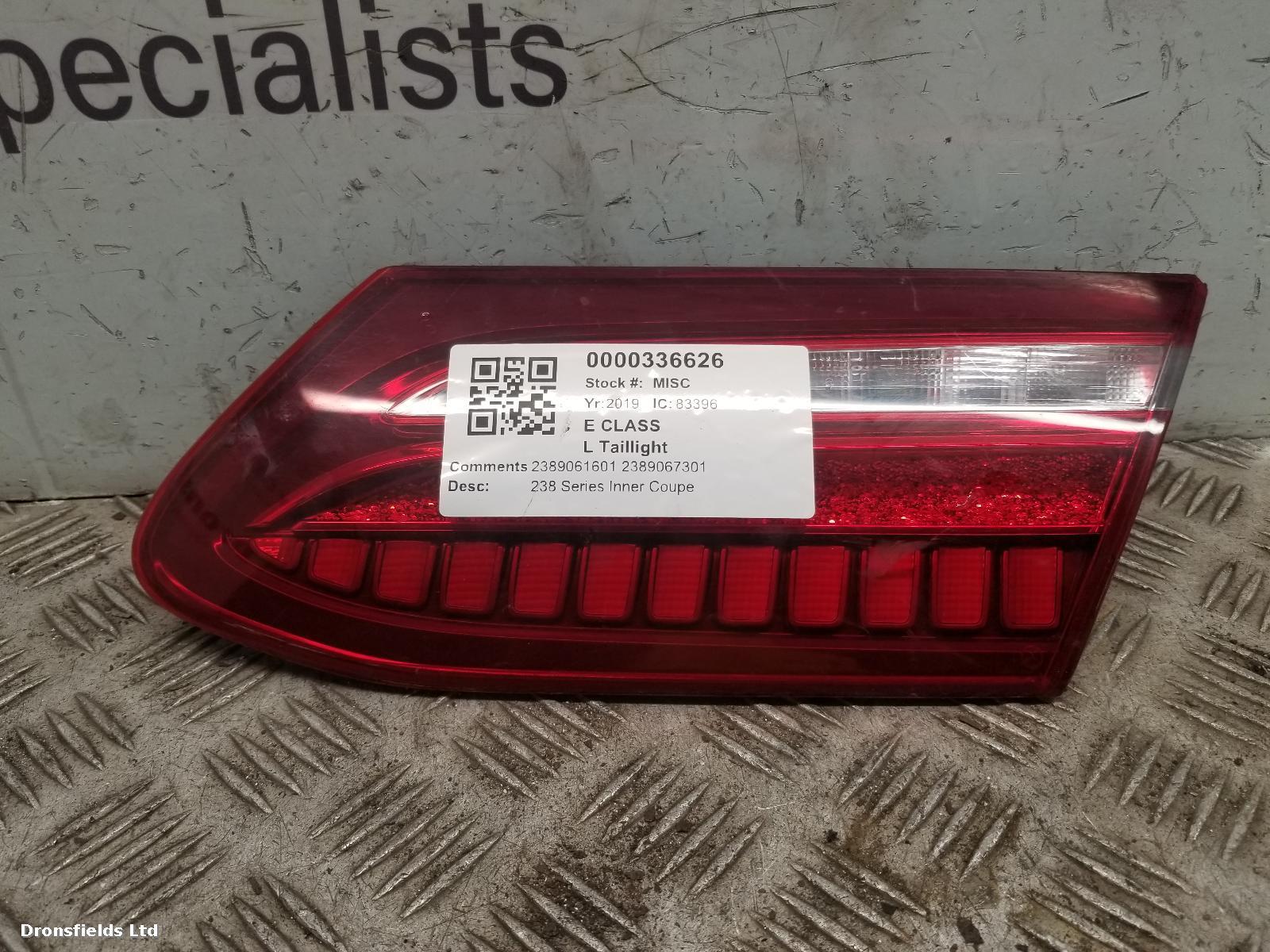 View Auto part L Taillight Mercedes E Class 2019