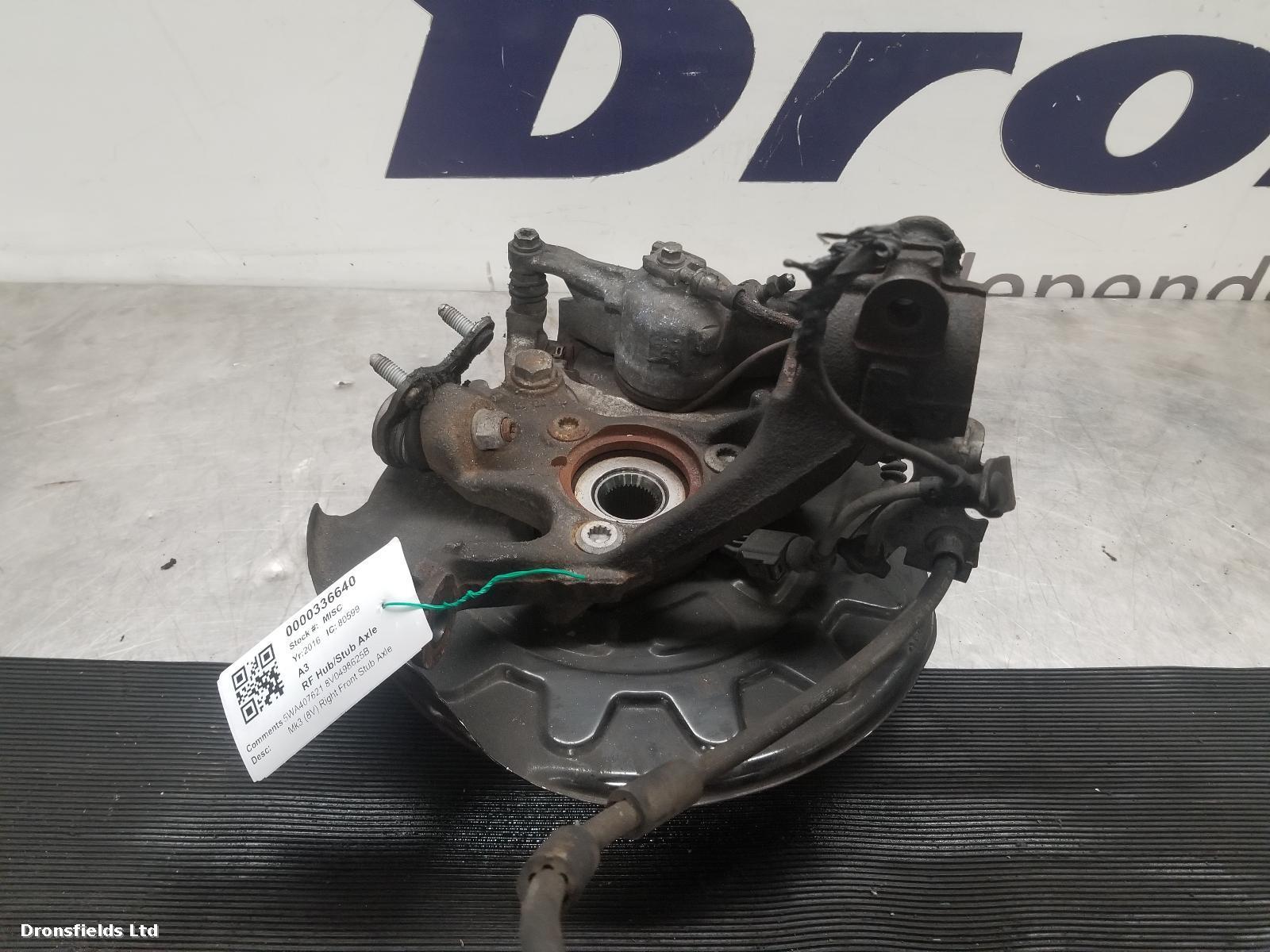 View Auto part RF Hub/Stub Axle Assembly Audi A3 2016