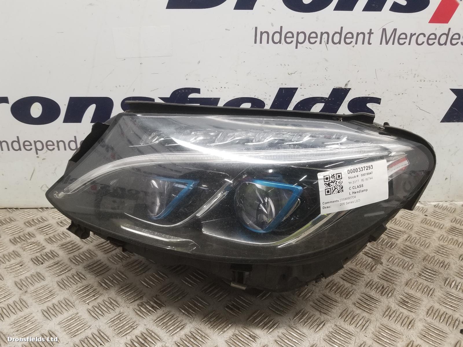 View Auto part L Headlamp Mercedes C Class 2017
