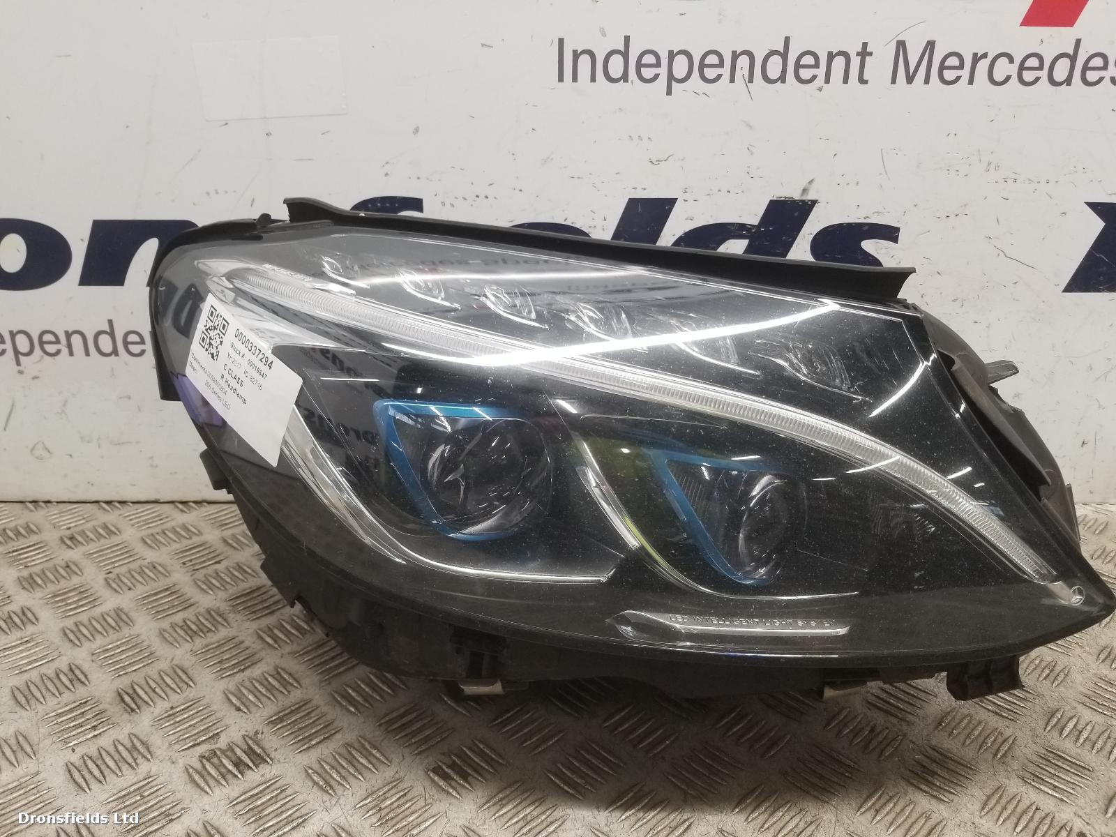 View Auto part R Headlamp Mercedes C Class 2017