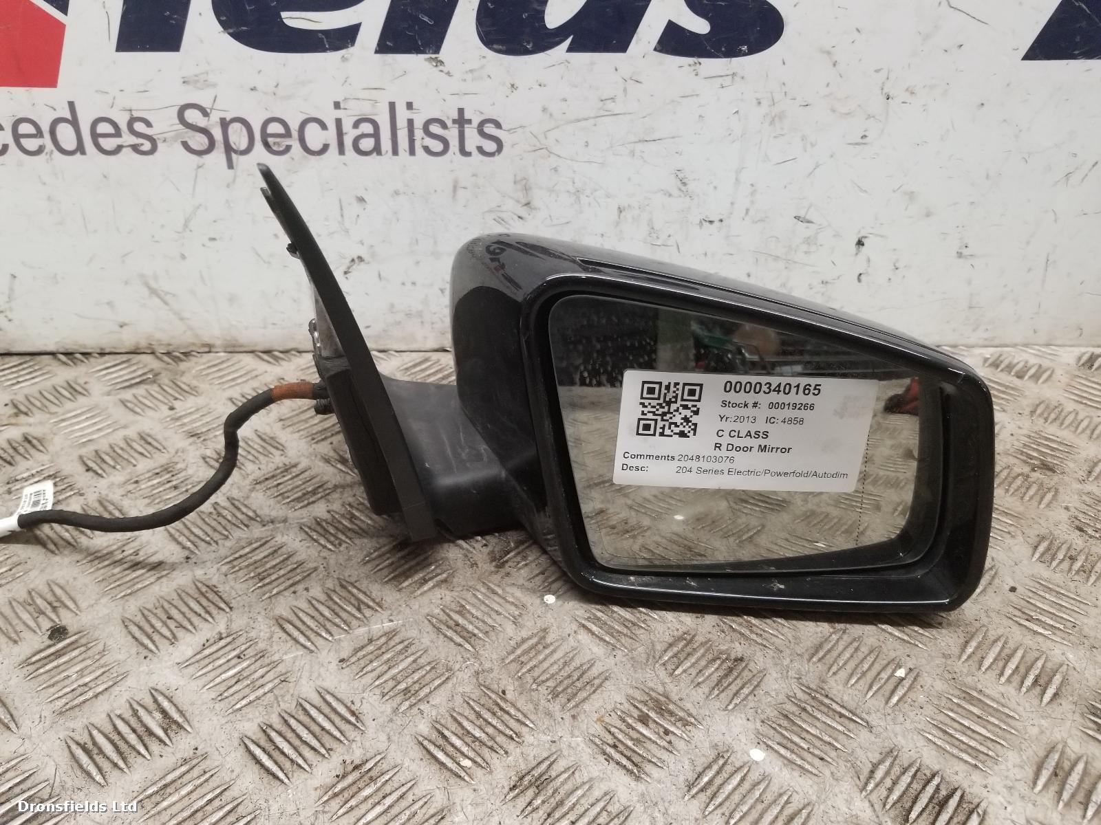 View Auto part R Door Mirror Mercedes C Class 2013