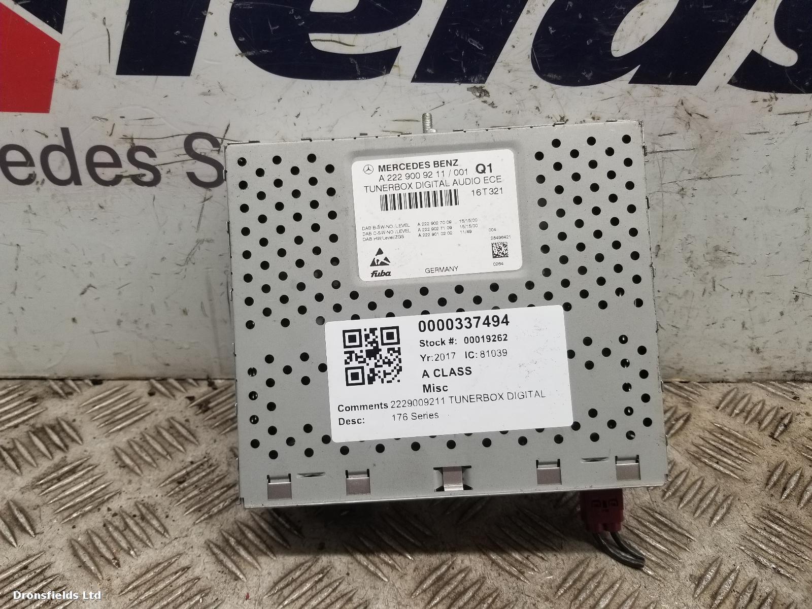 View Auto part Misc Mercedes A Class 2017