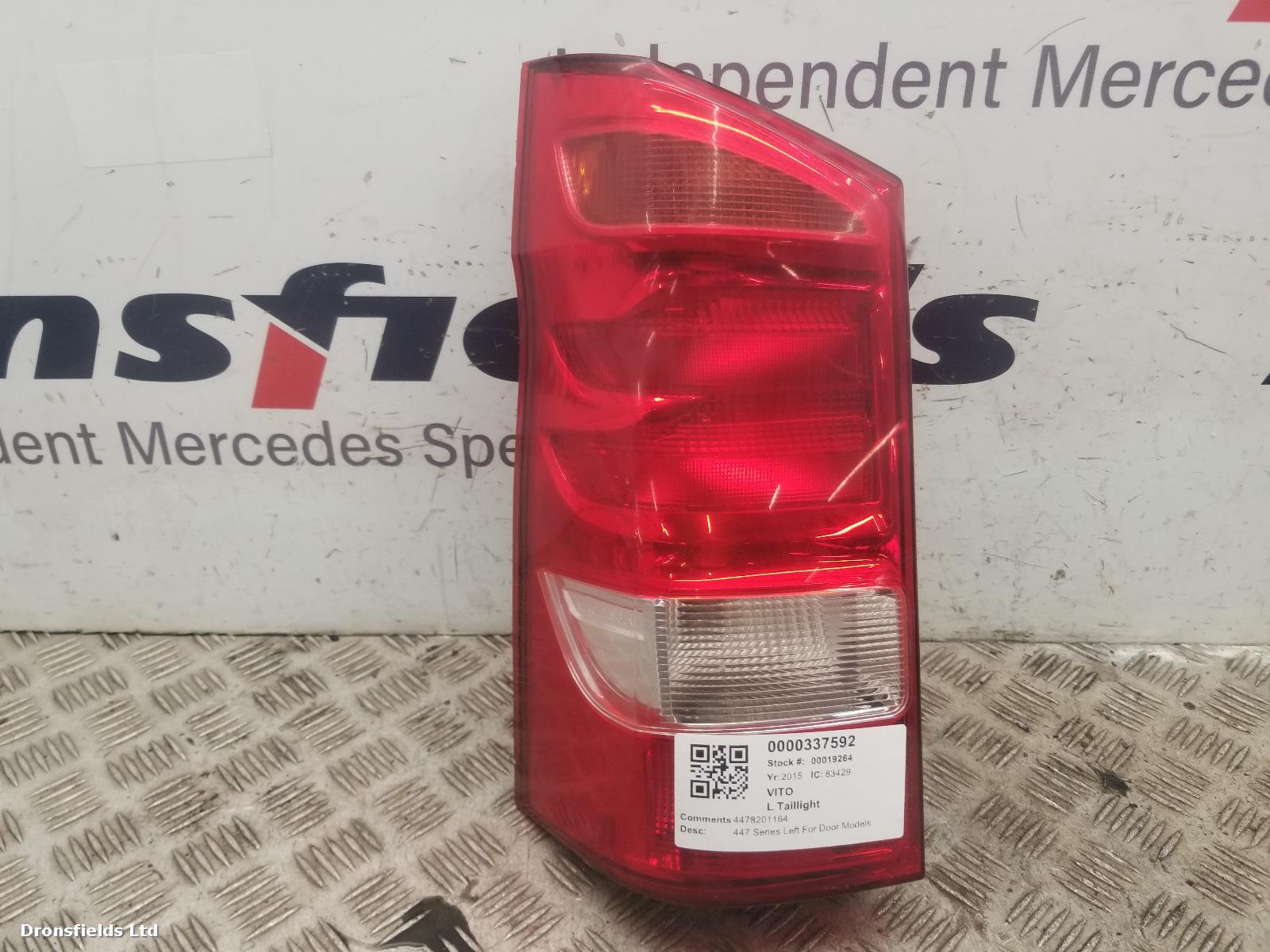 View Auto part L Taillight Mercedes Vito 2015