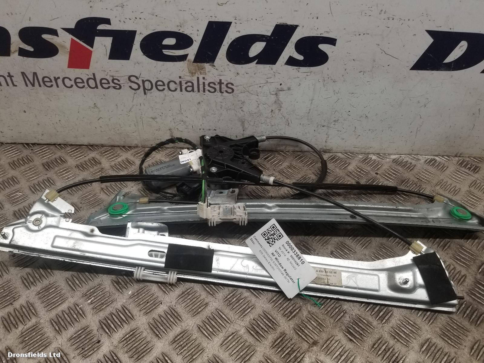 View Auto part RF Window Regulator Mercedes Vito 2014