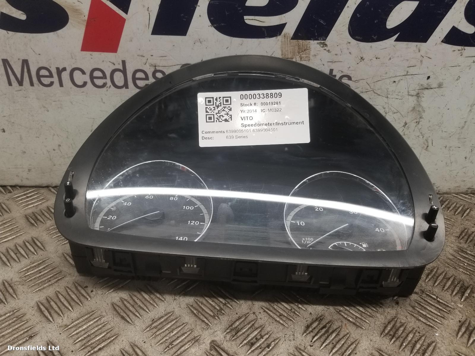View Auto part Speedometer Mercedes Vito 2014