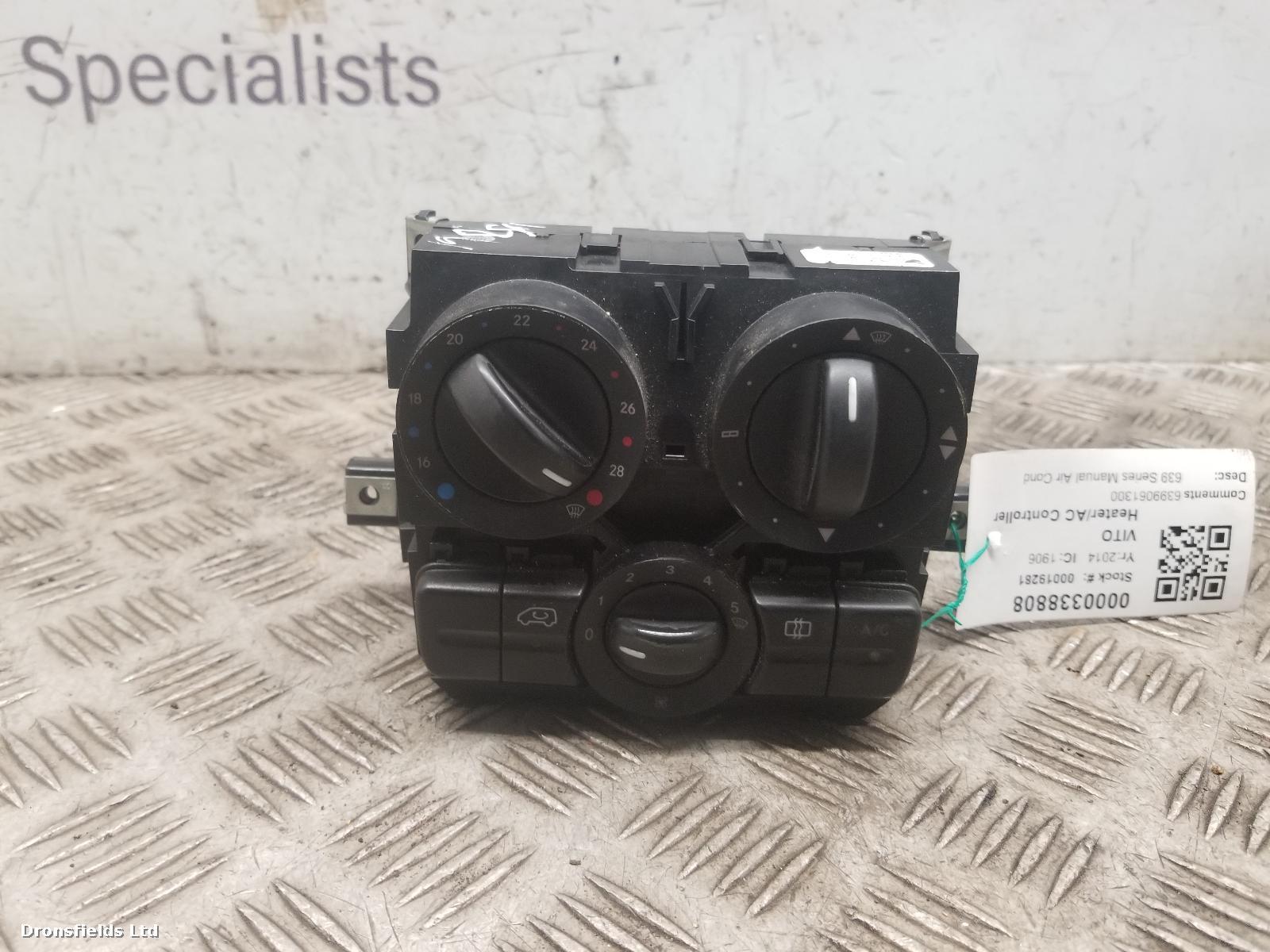 View Auto part Heater/AC Controller Mercedes Vito 2014