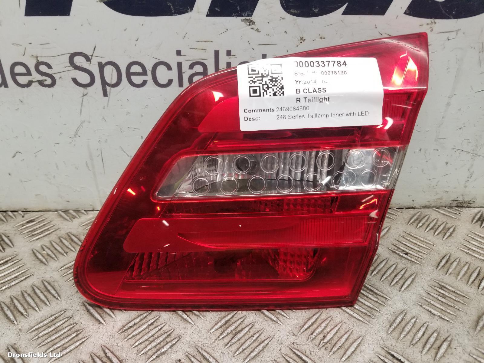 View Auto part R Taillight Mercedes B Class 2014