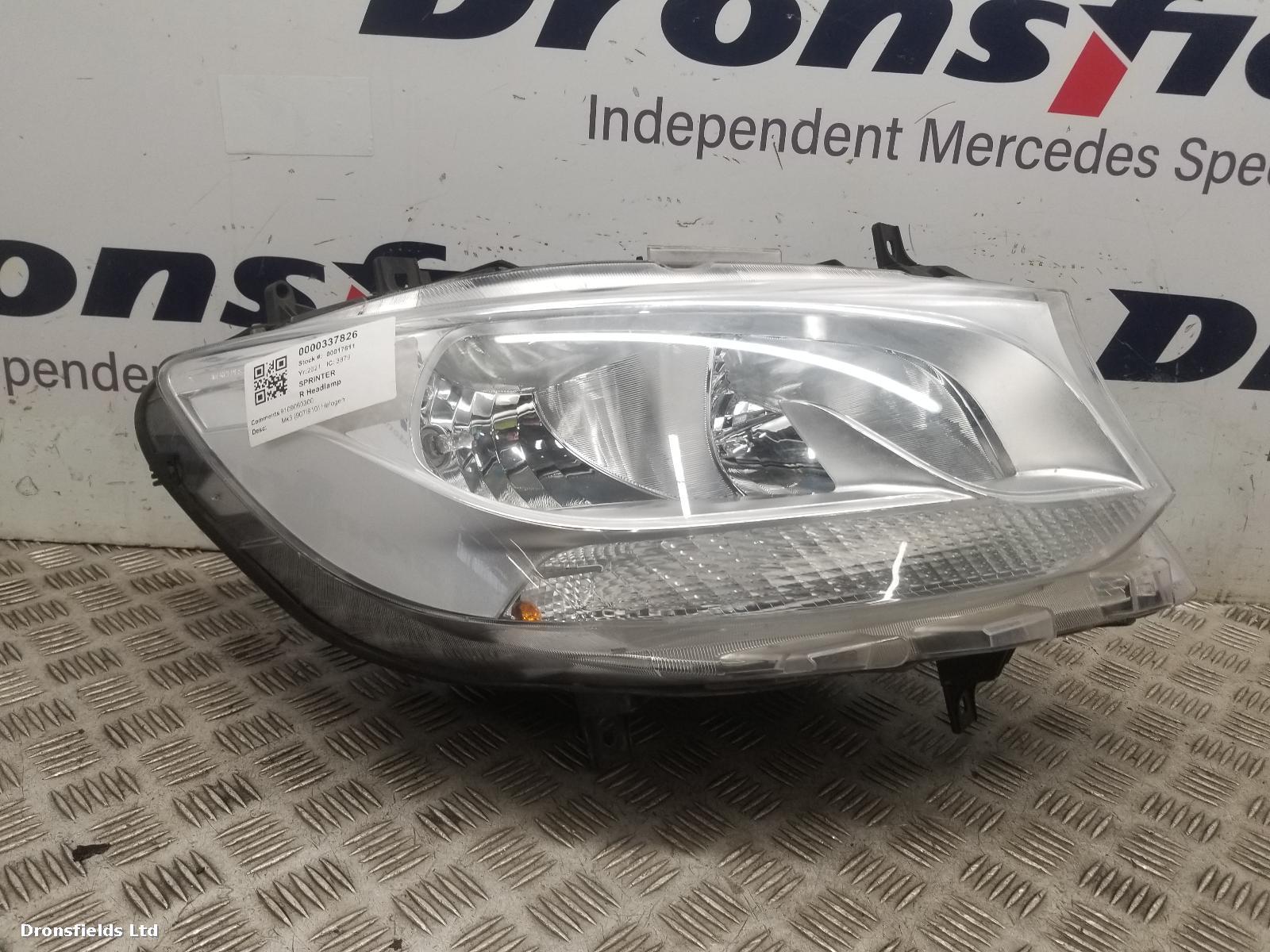 View Auto part R Headlamp Mercedes Sprinter 2021