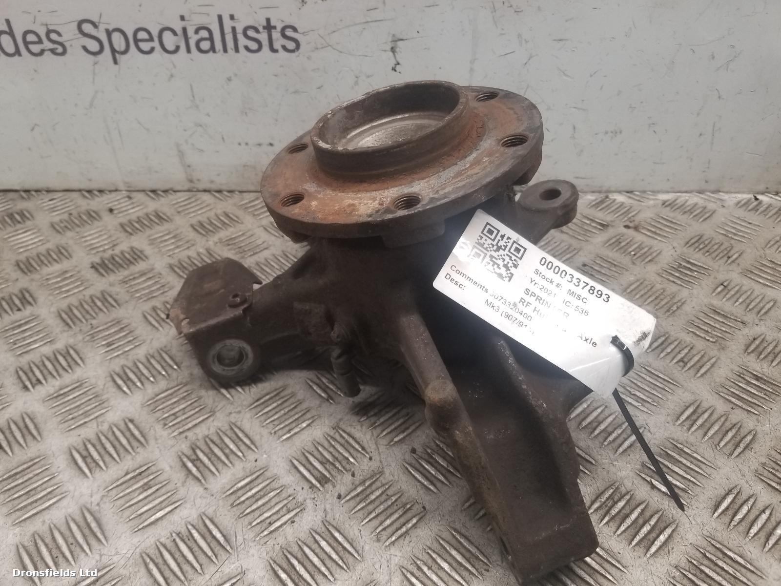 View Auto part RF Hub/Stub Axle Assembly Mercedes Sprinter 2021