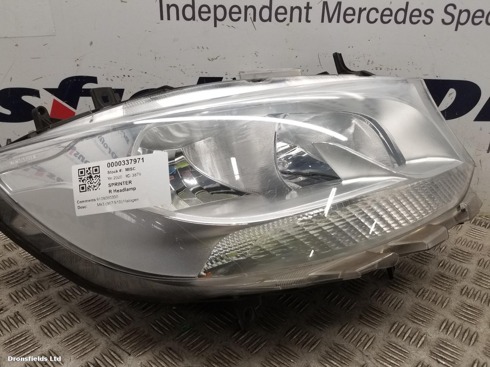 View Auto part R Headlamp Mercedes Sprinter 2020