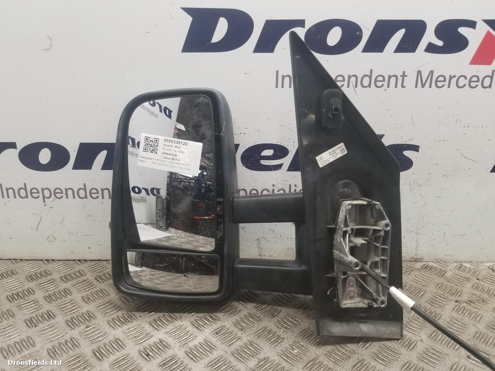 View Auto part L Door Mirror Mercedes Sprinter 2020