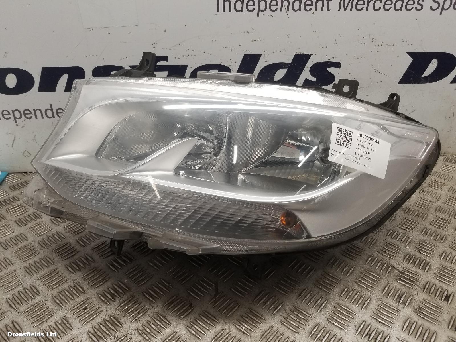 View Auto part L Headlamp Mercedes Sprinter 2022