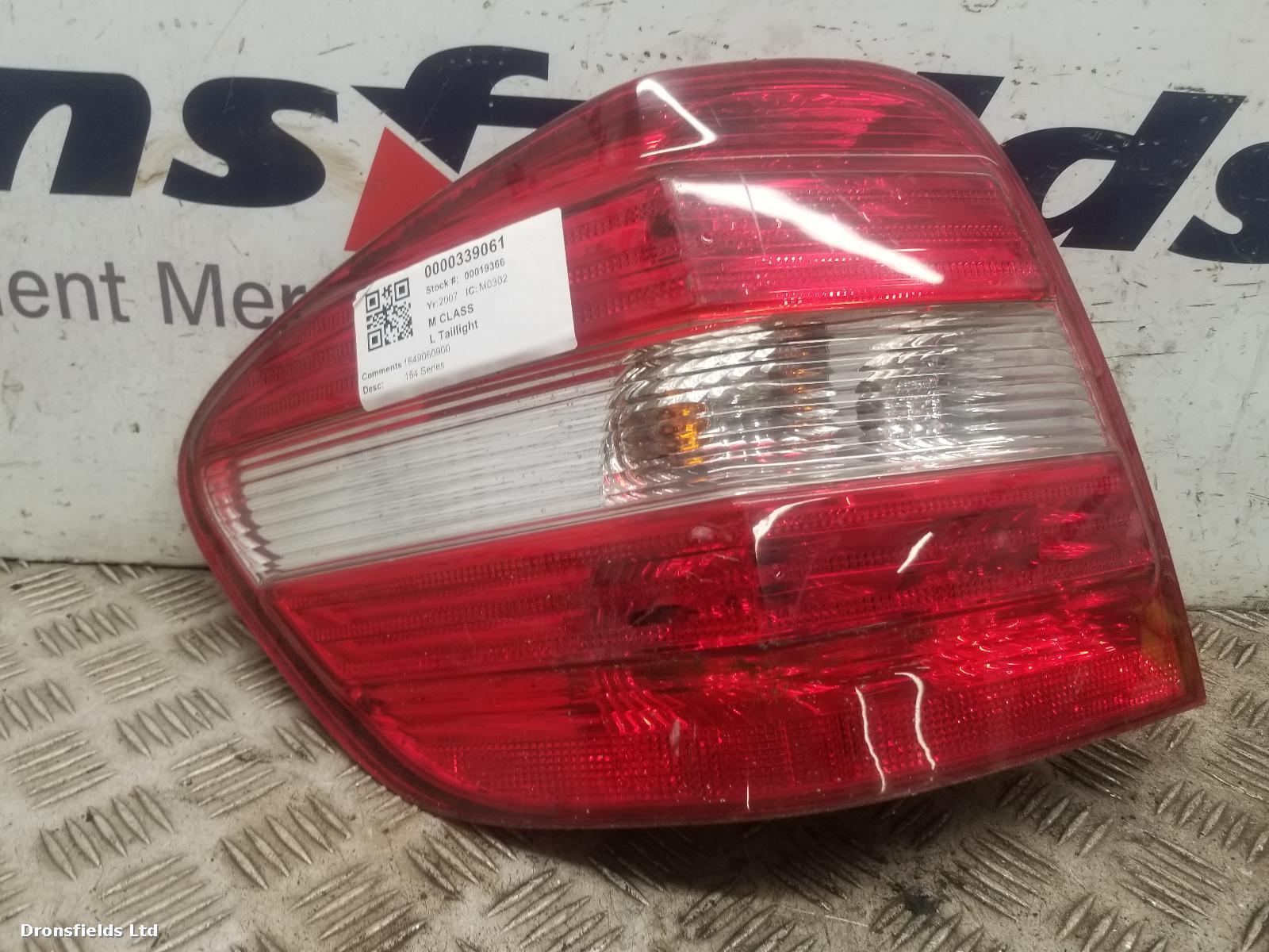 View Auto part L Taillight Mercedes M Class 2007