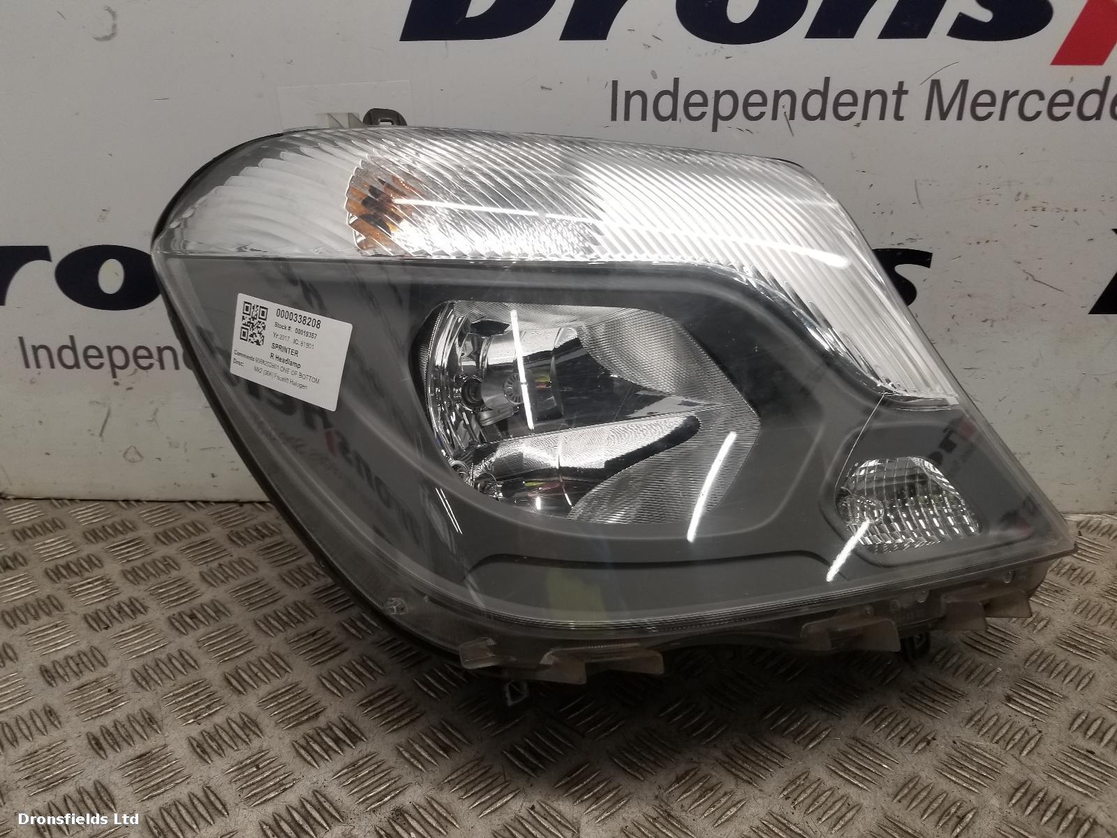 View Auto part R Headlamp Mercedes Sprinter 2017