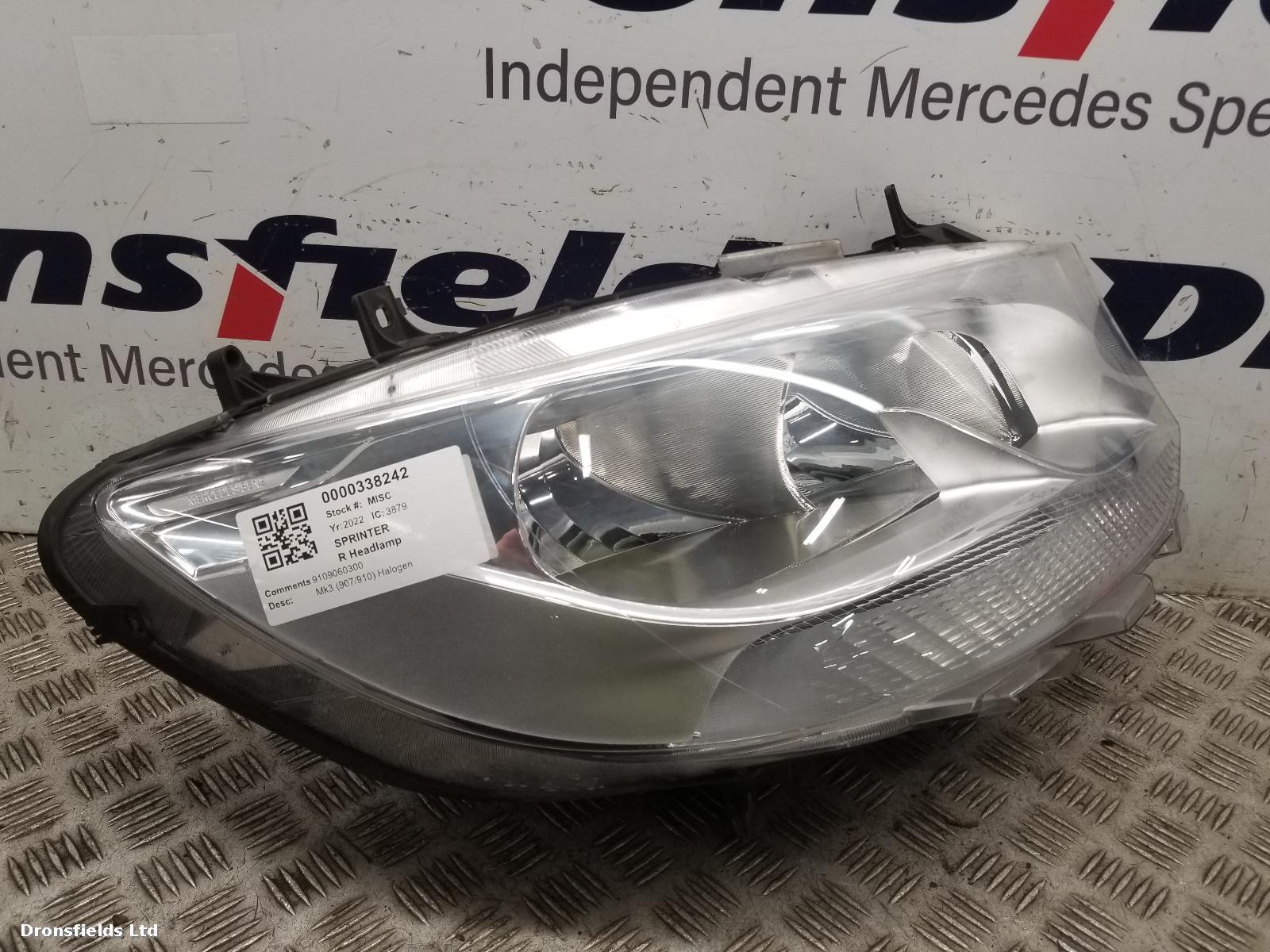 View Auto part R Headlamp Mercedes Sprinter 2022