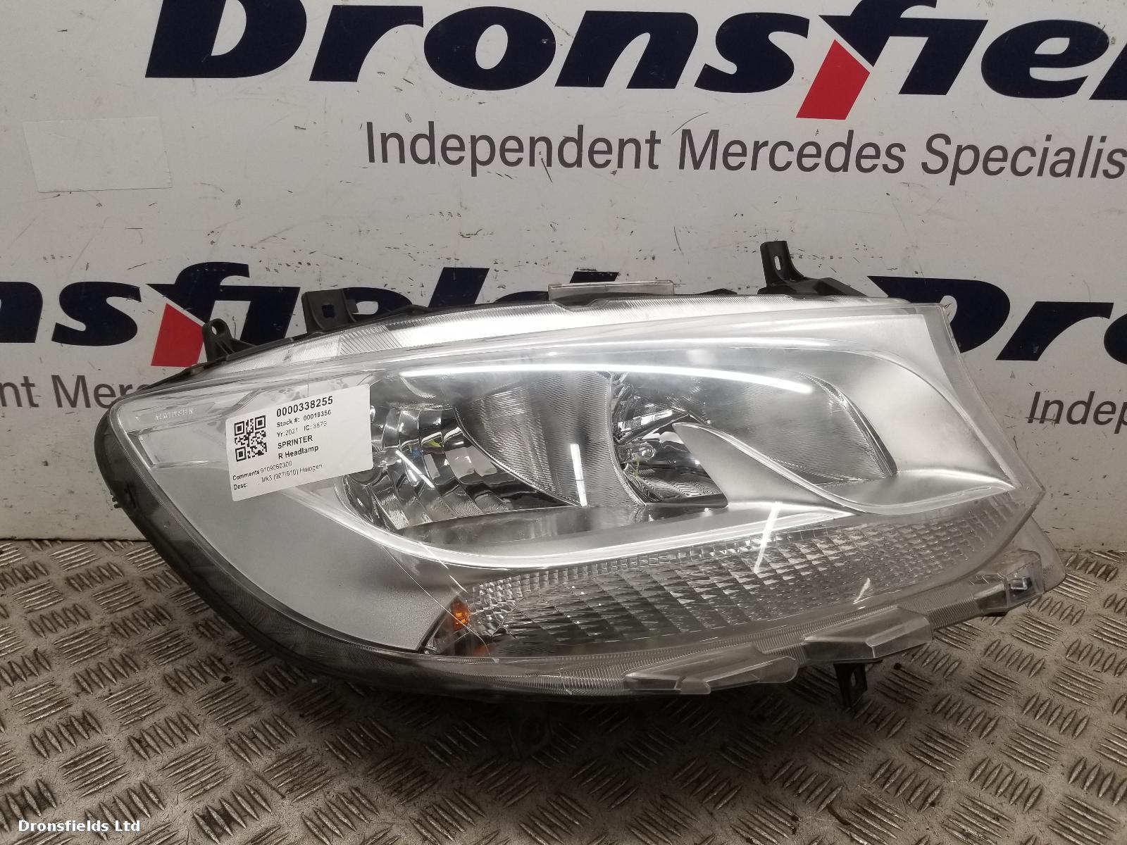 View Auto part R Headlamp Mercedes Sprinter 2021
