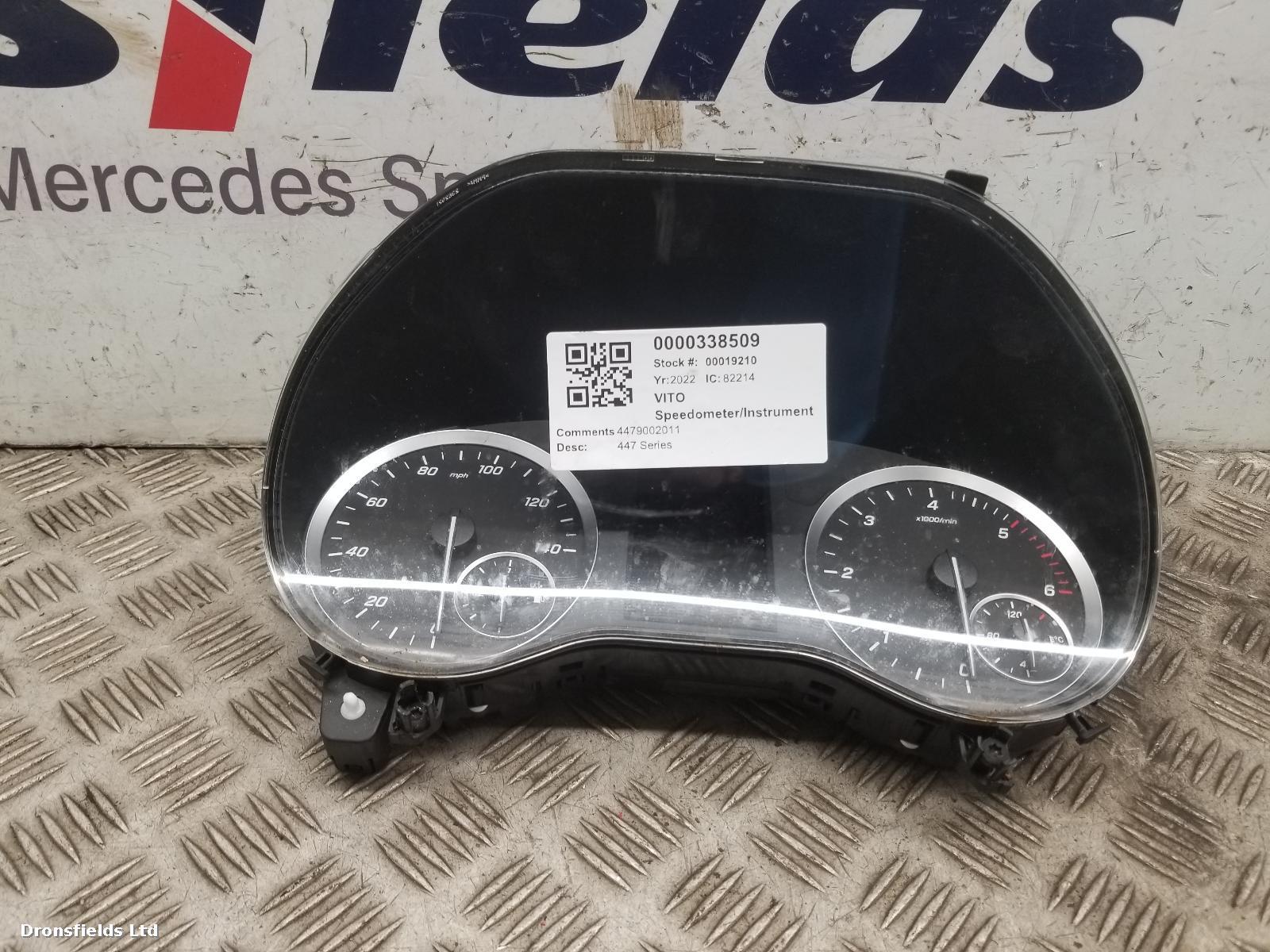 View Auto part Speedometer Mercedes Vito 2022