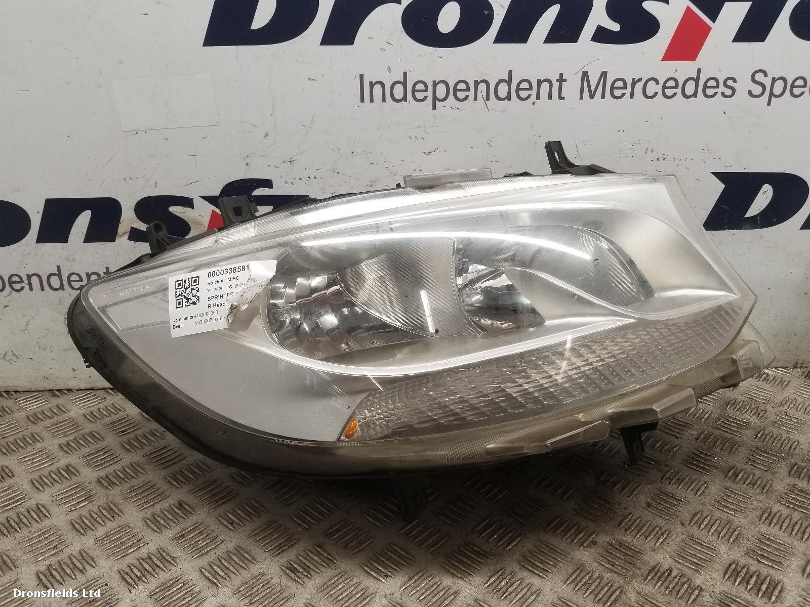View Auto part R Headlamp Mercedes Sprinter 2020