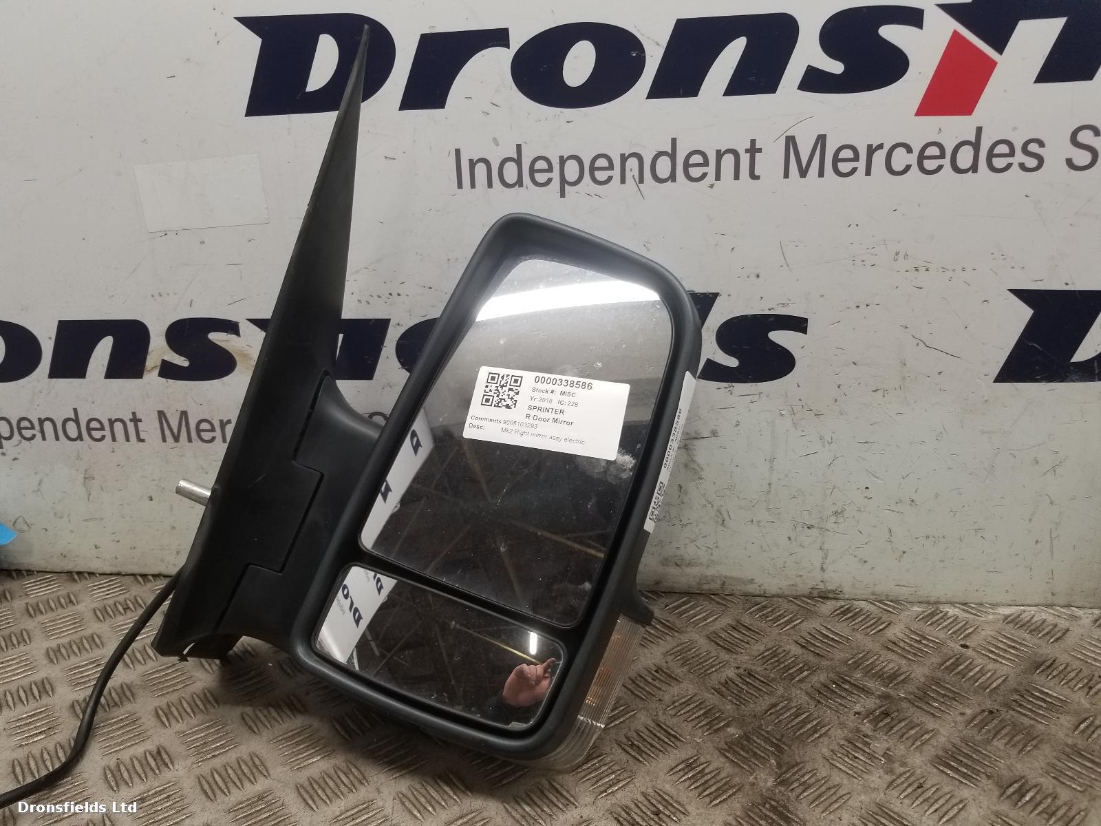 View Auto part R Door Mirror Mercedes Sprinter 2018