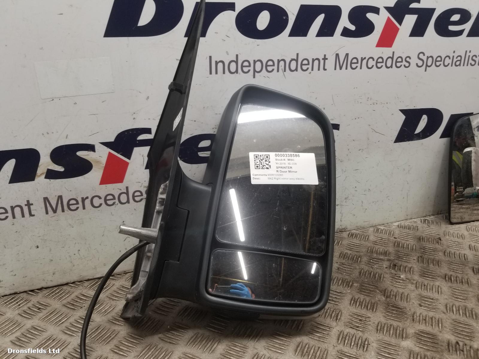 View Auto part R Door Mirror Mercedes Sprinter 2018