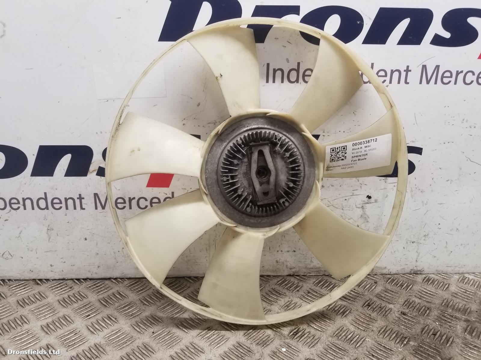 View Auto part Fan Blade Mercedes Sprinter 2018