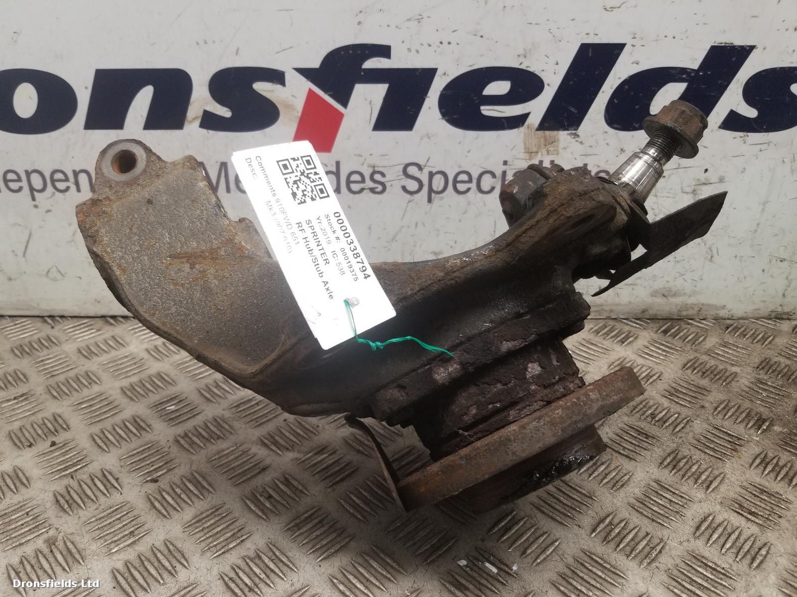 View Auto part RF Hub/Stub Axle Assembly Mercedes Sprinter 2019