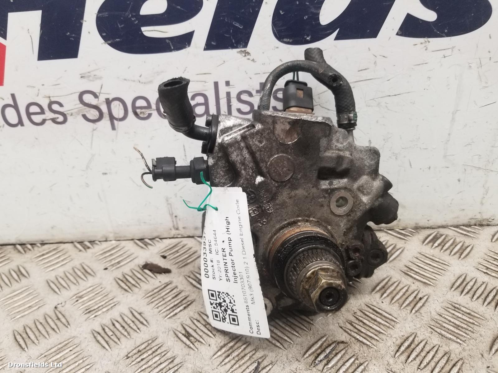 View Auto part Injector Pump Mercedes Sprinter 2018