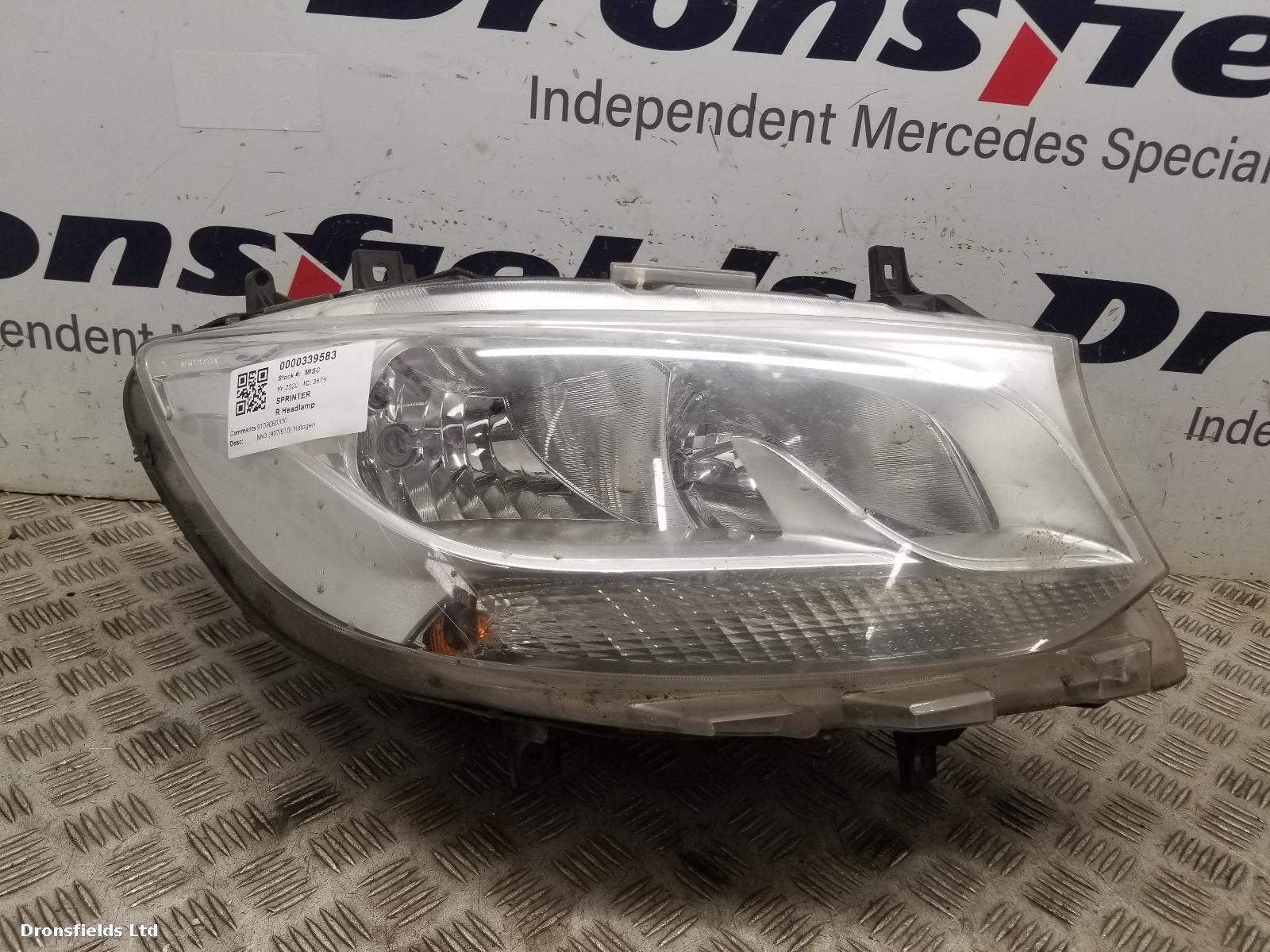 View Auto part R Headlamp Mercedes Sprinter 2020