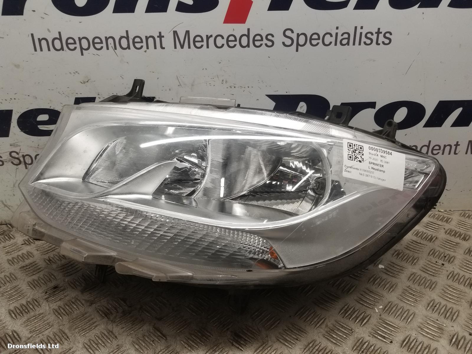 View Auto part L Headlamp Mercedes Sprinter 2020
