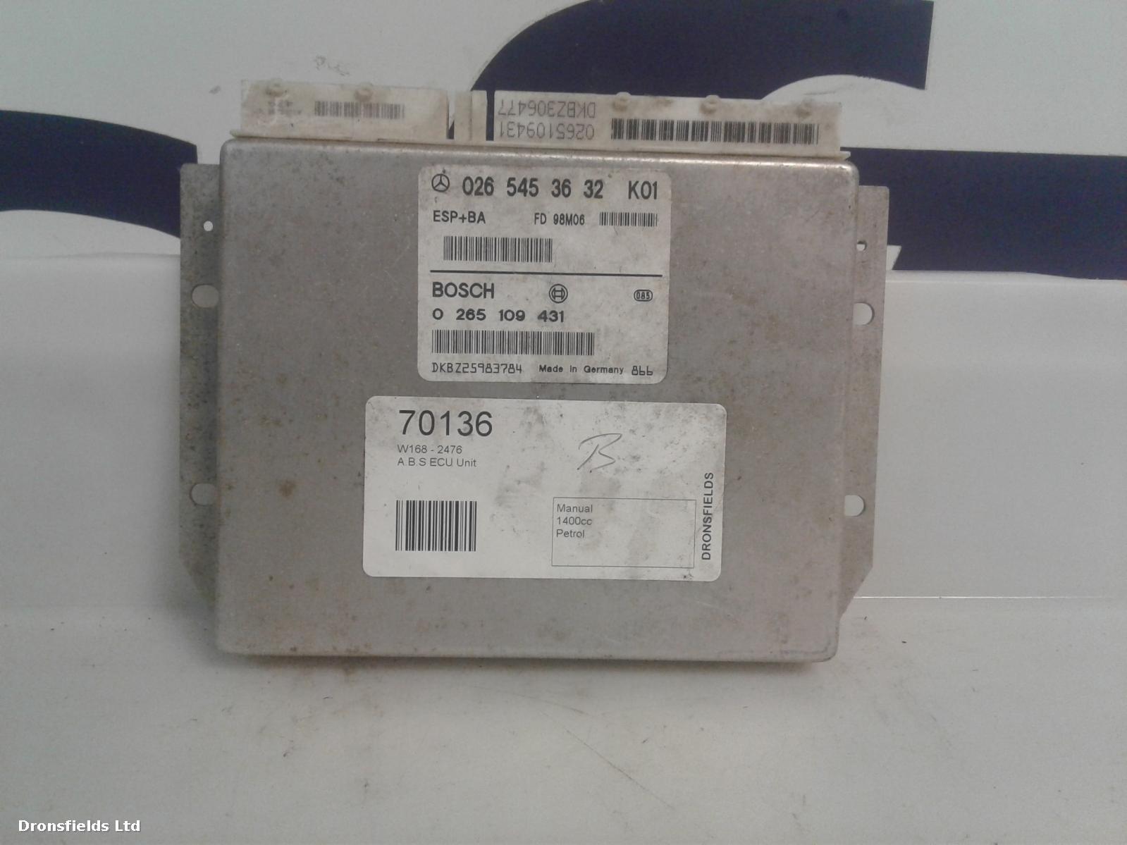 View Auto part Misc. Relay Mercedes A Class 2002
