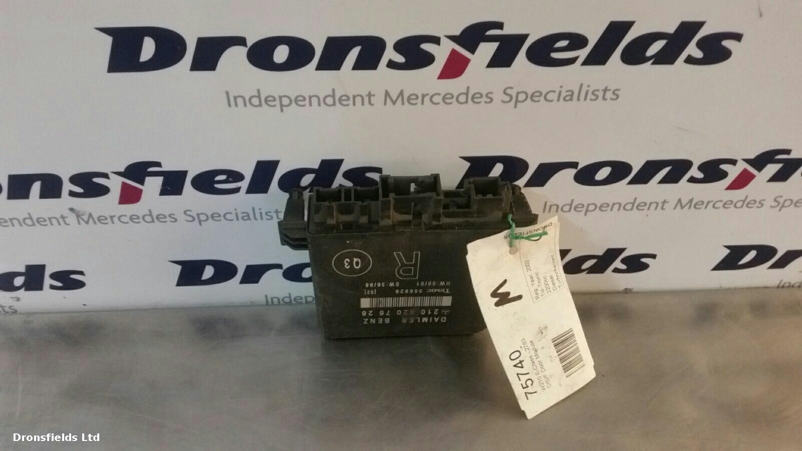 View Auto part ECU Mercedes E Class 2002