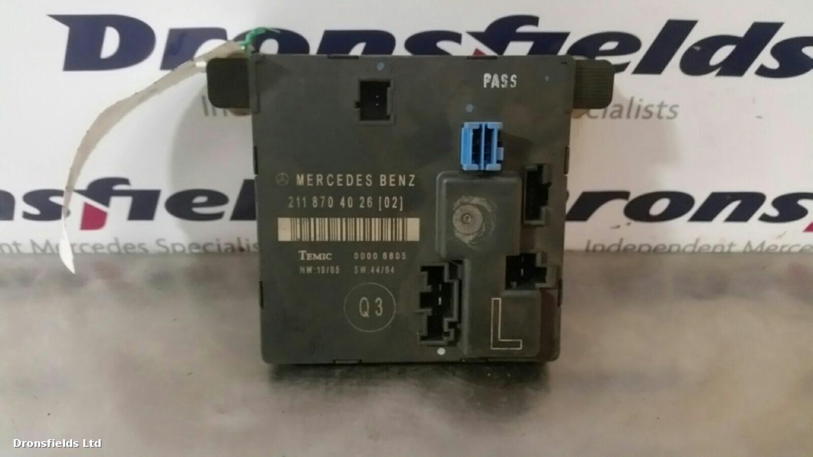View Auto part ECU Mercedes E Class 2006