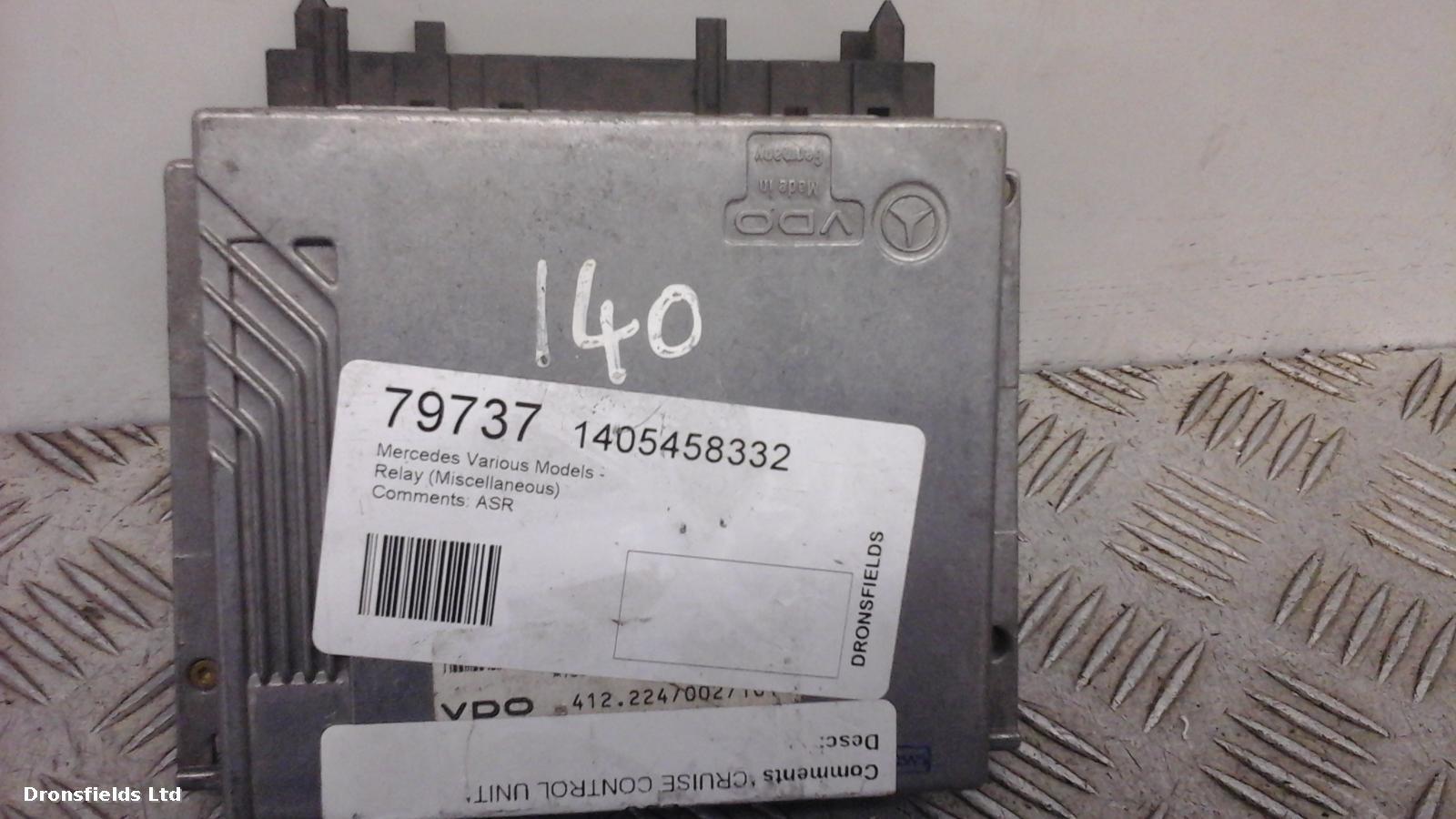 View Auto part ECU Mercedes S Class 1992