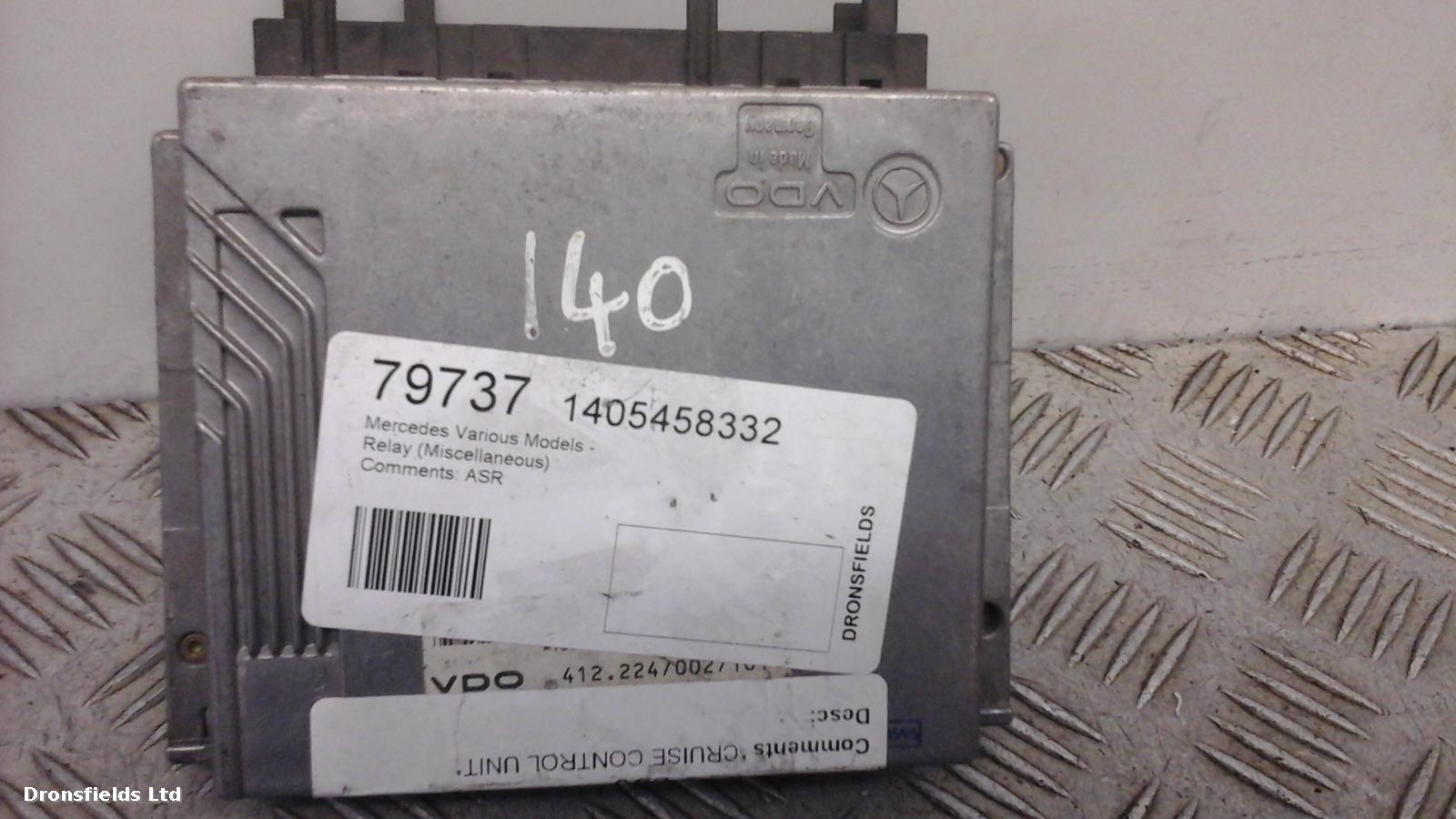 View Auto part ECU Mercedes S Class 1992