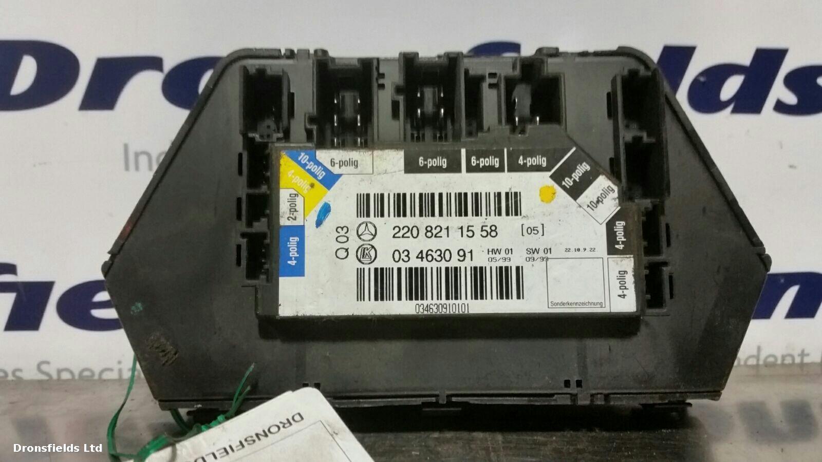 View Auto part ECU Mercedes S Class 2001