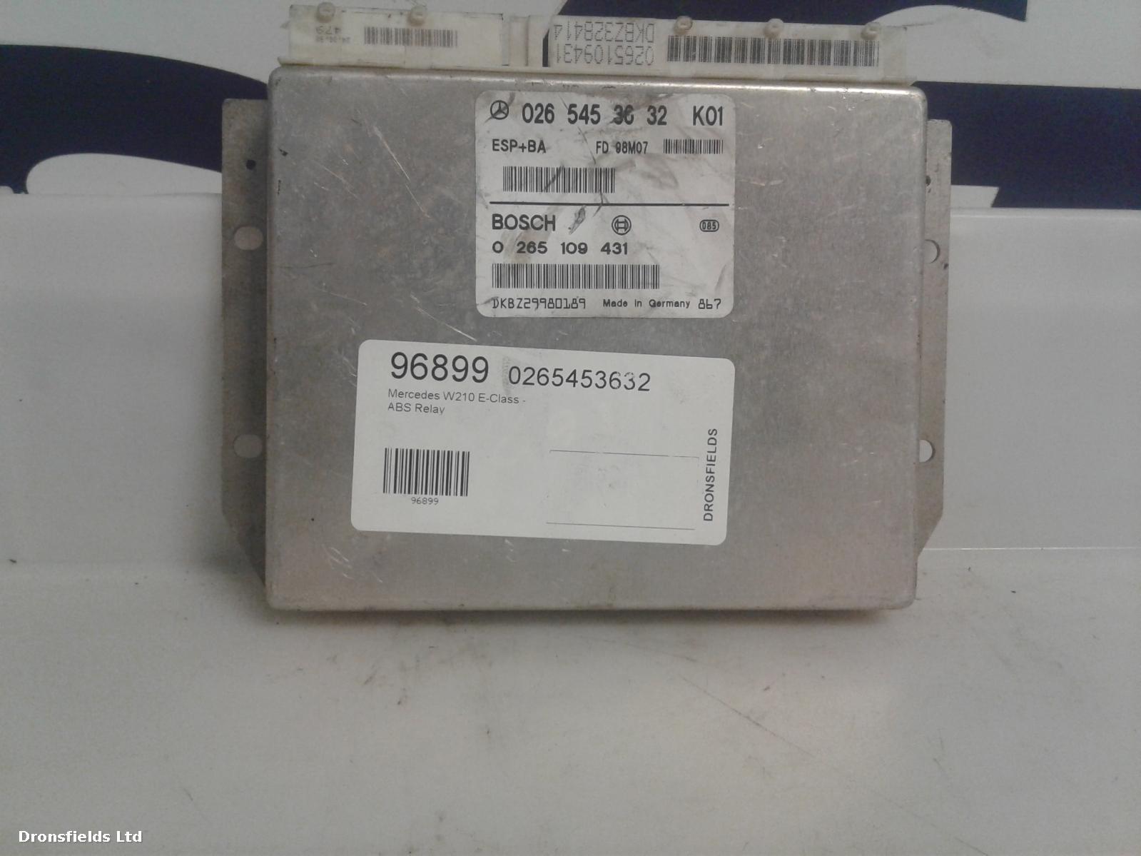 View Auto part Misc. Relay Mercedes E Class 2001