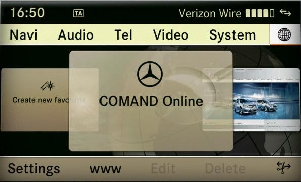 How to connect Mercedes C class Internet access